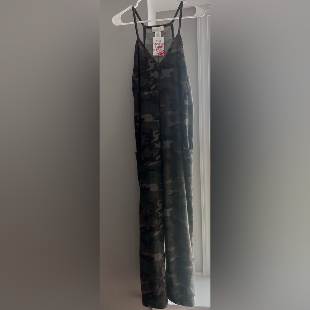 NWT Snooki Shop Vintage Field Camouflage Jumpsuit/Romper